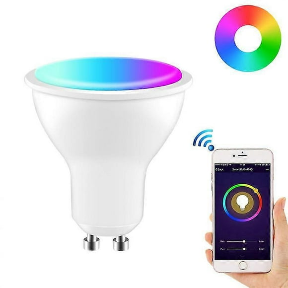 1-5x Tuya Zigbee Dimmable Smart Led Bulb Light Lamp Gu10 Rgbcct Globe Bulb