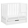 thumbnail image 3 of Carter's Colby 4-in-1 Convertible Mini Crib with Trundle in White, 3 of 11