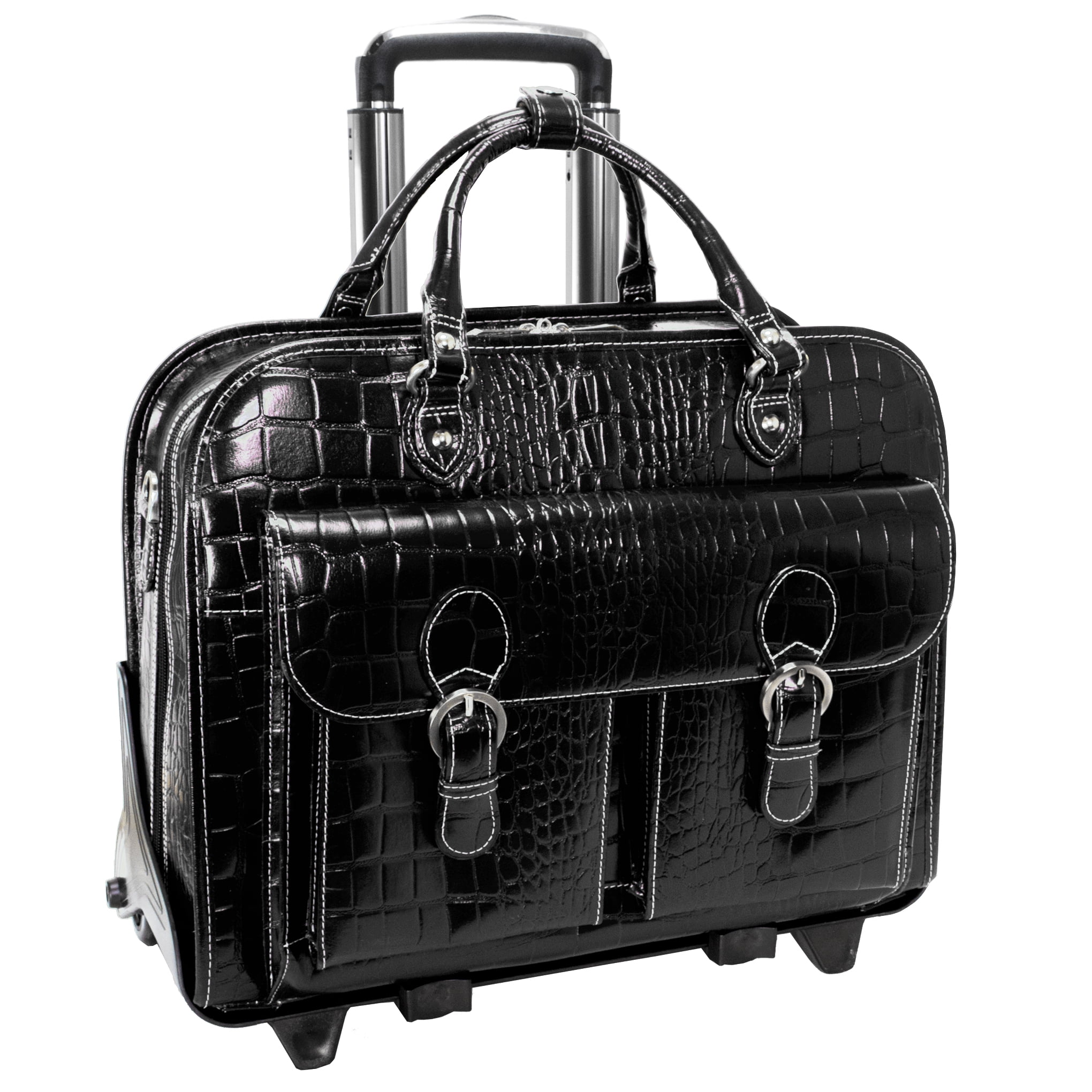 Ladies 17 Inch Rolling Laptop Bag Literacy Basics