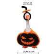 thumbnail image 3 of LOWLHOME 7 Inch Halloween Pumpkin Outfit, 2 Colors Orange Black Handmade Non Woven Dress, Mini Porch Goose Clothes Yard Silly Lawn Duck Shirt, Halloween Christmas Tabletop Decorative(Hollow smile), 3 of 6