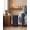 Navy Blue, variant on Senfot 15L Slim‑Cover Stainless Steel Trash Can- Rectangular Hands‑Free Garbage Bin- 36.6 x 20.2 x 42cm- Navy Blue- Waste Container for Bathroom Kitchen