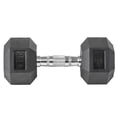 thumbnail image 4 of Lifeline Fitness Premium Rubber Hex Dumbbell, Single, 25 lbs, 4 of 19