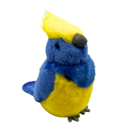Realistic Sultan Tit Stuffed Animal Plush Toy, Lifelike Animal Plushies, Simulation Bird Doll