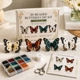 thumbnail image 7 of Butterfly Bead Art, Creative3D Beaded Animal Kit Bead Craft Kit for Adults, Creative3D DIY Kit Beaded Gnome DIY Kit,3D Beaded Craft Kit for Desk Decor (Turtle Seahorse Jellyfish Whale for Sea Animal, 7 of 7