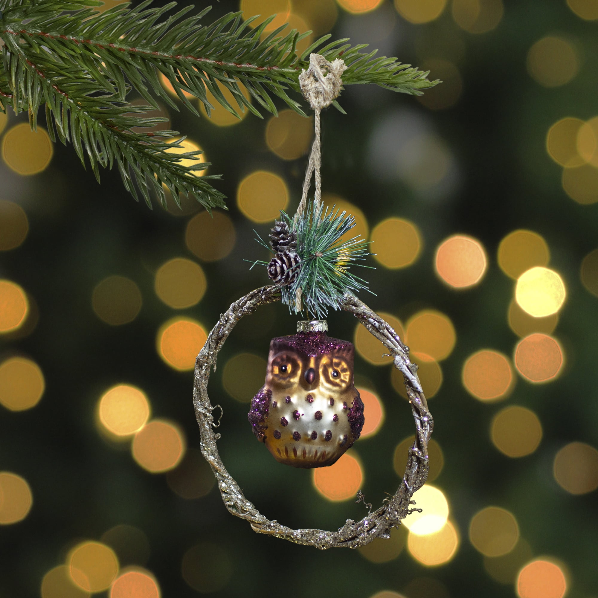 Northlight Assorted Colors Glass Christmas Miniature Ornament, 5.25"