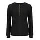 thumbnail image 5 of Camisas para mujer,Camiseta de manga larga con cuello en V y cremallera para mujer, top informal de poliéster, ligera y cómoda, blusa de moda de otoño, sopatenor, 5 of 7