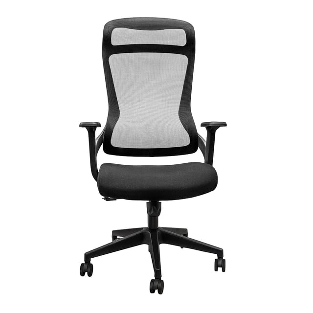 Silla Vertex Alta tela/malla Negro