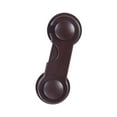 thumbnail image 1 of Cerradura para niños, cerradura para gabinete a prueba de bebés, multiusos, cerradura, cerradura para puerta de gabinete para niños, para gabinetes, Marrón, 1 of 10