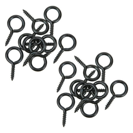 

30pcs Heavy Duty Screw Anti-rust Self Tapping Eye Bolt Hooks for Indoor