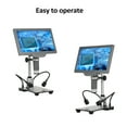 thumbnail image 2 of Remoter Digital Microscope with 10.1'' IPS Screen TV Digital Microscope for Electronic Repair    Microscope with IR Remoter, USB Cable, Base and Metal Bracket, 2 of 7