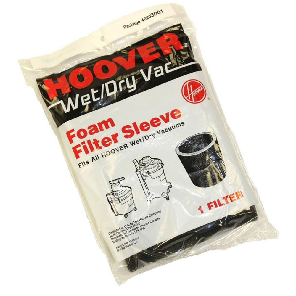 HOOVER WETDRY SHOP VAC, FILTER, 40203001, Qty1