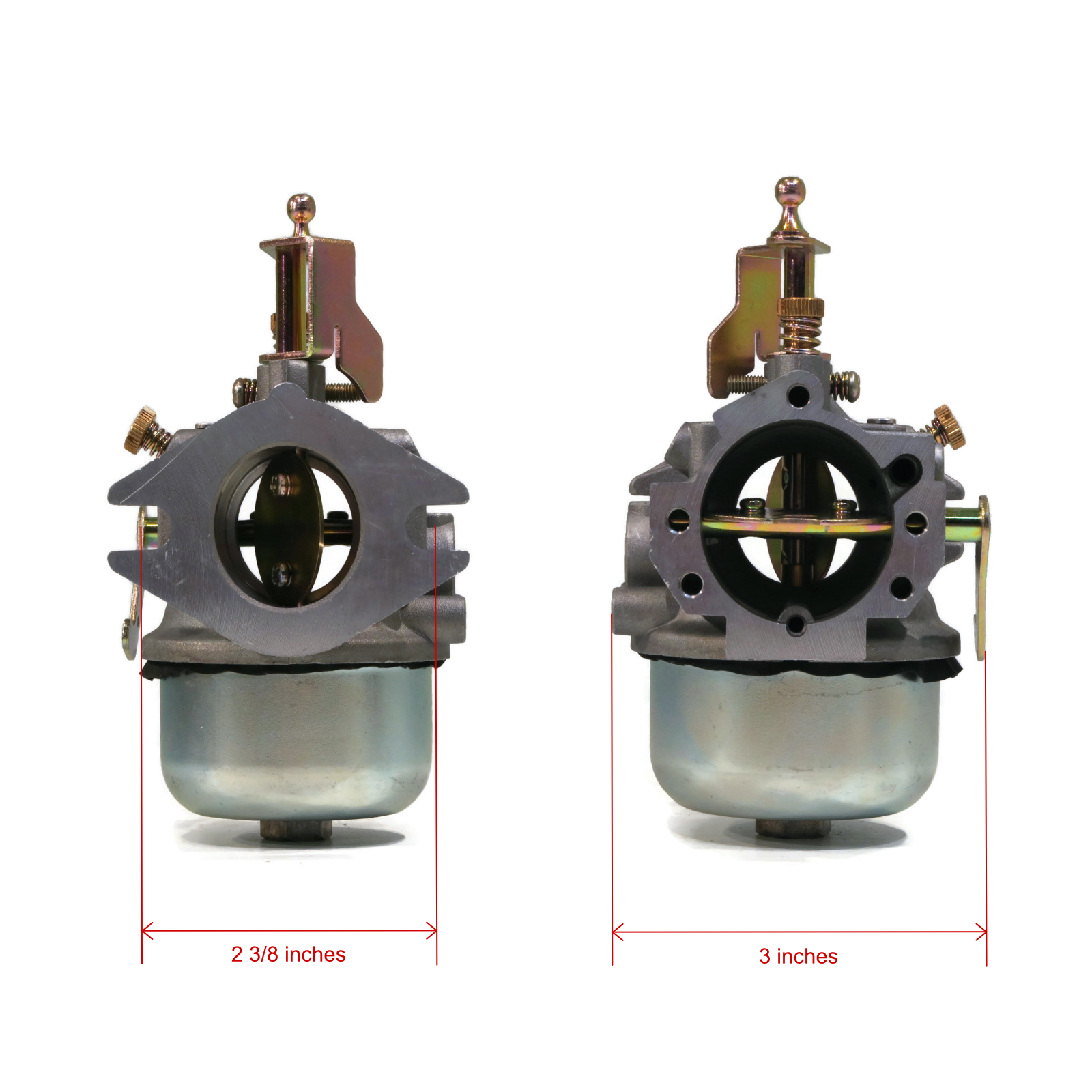 The ROP Shop | Carburetor W/ 2 Choke Levers For Cub Cadet Kohler Cast Iron 10 12 HP K-Series - image 3 of 9
