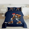 thumbnail image 2 of Castle Fairy Ice Hockey 2Pcs Bedding Comforter Set for Teens Women Men,Gothic Skeleton Twin Comforter Sets,Sport Gamer Breathable Bedding Set,Lightweight Room Decor, 2 of 8