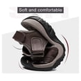 thumbnail image 6 of Visionreast Men Sandals Leather Outdoor Hiking Sandals Waterproof Athletic Sports Sandals Fisherman Beach Shoes Closed Toe Water Sandals, 6 of 7
