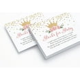 thumbnail image 6 of Inkdotpot Set Of 30Gender Reveal Baby Shower Invitations-Diaper Raffle Tickets And Baby Shower Book Request Cards Princess Invites Its A Boy Its A Girl, 6 of 8