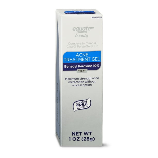 Equate Beauty 10% Benzoyl Peroxide Acne Treatment Gel, 1 oz - Walmart
