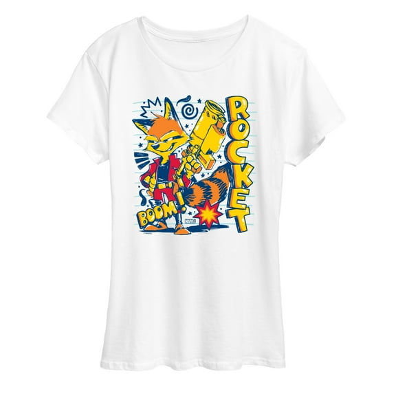 Marvel Guardians of the Galaxy - Rocket Sketchy - Women's Short Sleeve Graphic T-Shirt
