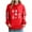 A_ Red, variant on Olyvenn Drawstring Hoodies for Women Football Girls Sweatshirts Winter Jackets Clothing Y2K Cute Football Pullover Fashion Tops Black M