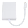 thumbnail image 1 of Divisor USB C, Interfaz Multimedia HD, Concentrador USB C Plateado VGA Para Teléfono Celular, 1 of 7