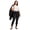 Black Wash, variant on Avenue Women's Plus Size Hi Rise Jegging