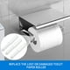 thumbnail image 1 of Paquete de 3 portarrollos de papel higiénico, portarrollos de papel higiénico de repuesto de plástico con resorte para gabinetes de cocina, baño, inodoro, blanco XianweiShao  8390613919458, 1 of 1