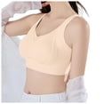 thumbnail image 1 of Brasieres de Mujer Sujetador de Copa Fija con Realce sin Costuras para Mujer, Ajustable, con Aros, Transpirable y Retráctil. Mediana, 1 of 4