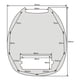thumbnail image 5 of Guitarra bajo eléctrico de 4 capas Pickguard PVC + Material de celuloide para MM Music Man Reemplazo Abanopi Golpeador, 5 of 5