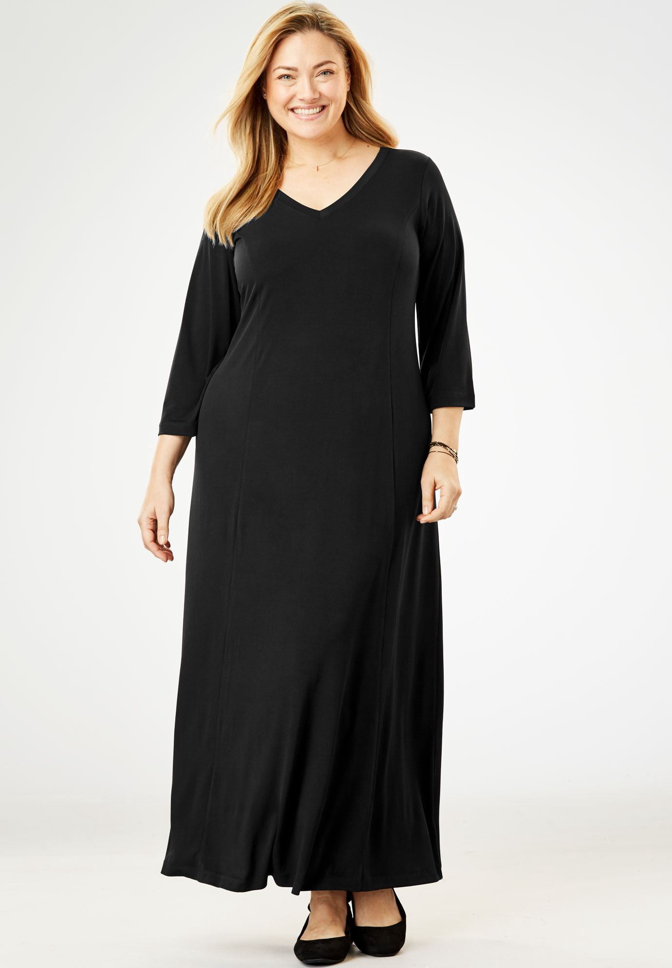 woman within maxi dresses