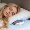 thumbnail image 2 of Para dormir: mini dispositivo portátil con ruido blanco, temporizador, ayuda para dormir inalámbrica con estéreo, auriculares privados para dormir, control de volumen para dormir de lado, 2 of 4