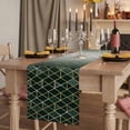 thumbnail image 2 of Table Runners 72 Inches Long Dress Scarves, Sage Green Geometric Farmhouse Kitchen/Dining Table Runner, Coffee Tablerunners, Modern Abstract Gradient Marble 14x72 Inch, 2 of 9