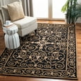 thumbnail image 2 of SAFAVIEH Chelsea Aragon Oriental Wool Area Rug, Black, 10' x 14', 2 of 13