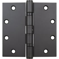 Heavy-Duty Commercial Grade Ball Bearing Hinge, Non-Removable Hinge, 5 Inches, Square Corner, .145 Gauge, Oil-Rubbed Bronze by Stone Harbor Hardware
