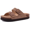 thumbnail image 1 of Sandalias clásicas de corcho para mujer y hombre, zapatillas de corcho de suela gruesa y suave, para uso en exteriores, sandalias de playa, sandalias planas cómodas para el hogar, 1 of 6