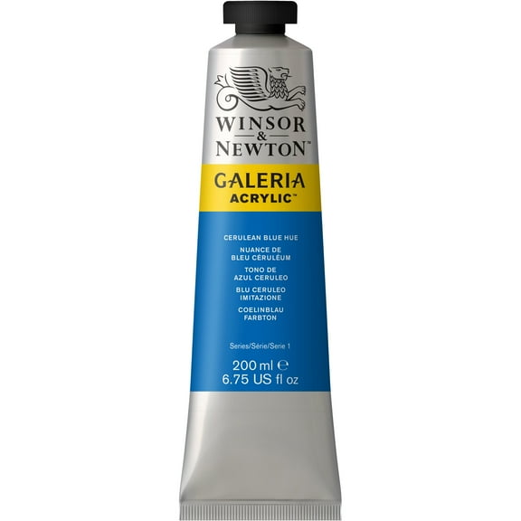 Winsor & Newton Galeria Acrylic Paint, 200ml, Cerulean Blue Hue