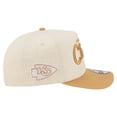 thumbnail image 6 of Men's New Era  Cream Kansas City Chiefs Herringbone 9FIFTY A-Frame Snapback Hat, 6 of 7