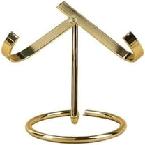 Metal Crystal Ball Holder,Metal Crystal Sphere Holder, Crystal Mineral Specimen Display Stand Metal Easel Stands Crystals Holder for Rocks, Geodes, Heart Stones,GD1,2.4x2.6x1"