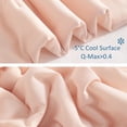 thumbnail image 6 of Kelnaro Throw 50"x60" Cooling Comforter, Ultra Soft Lightweight Ice Breathable Summer Blanket, Coral Pink, 6 of 6