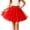 Red, variant on WMQPNNS Tutu Skirts for Girls Multilayers Puffy Elastic Tutu Skirts Tutus for Girls Tulles Ballet Dress Christmas (Size One Size, Gold)