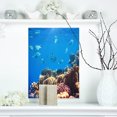 thumbnail image 1 of Bright Blue Waters and Coral Fish - Large Seashore Canvas Print, 1 of 3