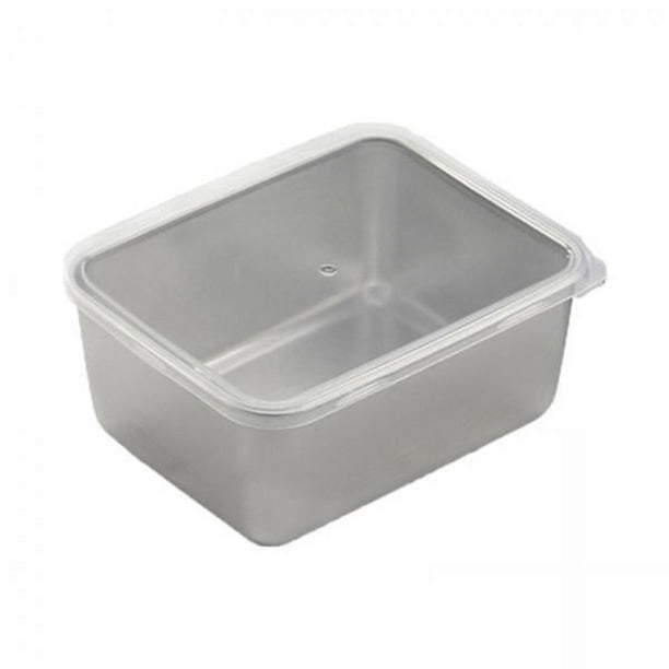 Contenedor de almacenamiento,Recipientes para alimentos de acero inoxidable con tapas apilables,Contenedores para refrigerios Contenedores reutilizables para refrigerios,Contenedores de