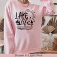 thumbnail image 4 of Lake Life Sweatshirt, Lake Vacation Shirt, Lake House, Family Lake Shirt, (LightPink, 3XL), 4 of 10