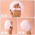 thumbnail image 4 of Estbridg Body Powder Applicator  Oversize Powder Puff  Powder Puff for Body Powder  Extra Large Body Powder Puff  Loose Powder Puffs  Oversize Dust Puffs for Women Makeup (6” x 3”), 4 of 7