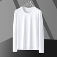 thumbnail image 5 of Bobasndm Mens Thermal Underwear Tops, Fleece Lined Long Sleeve Shirt Lightweight Base Layer Undershirt, 5 of 8
