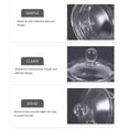 thumbnail image 3 of 3pcs Tea Pot Glass Lids Tea Kettle Replacement Glass Lid Tea Pot Replacement Covers, 3 of 4