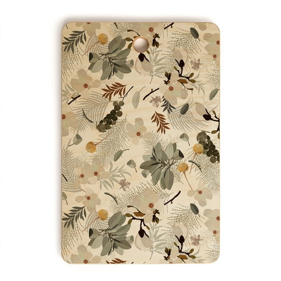 Society6 Iveta Abolina Ella Cream Rectangle Cutting Board, 16" x 10.5"