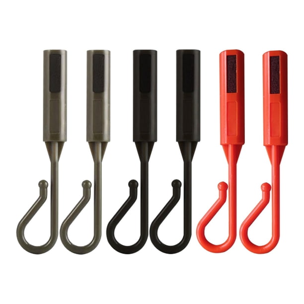 6 piezas de soporte para anzuelos de pesca con cola de mear, soporte portátil y práctico para anzuelos de pesca. multicolor