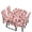 Dachshund Dog Love Heart, variant on TSOVTHRID Dachshund Dog Love Heart Print Tablecloth with Chair Covers Set of 4, Removable Rectangle Table Cloth and Seat Slipcover for Home Kitchen Holiday Valentine's Day Decor