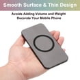 thumbnail image 4 of Uxcell Magnetic Sticker Ring, 2 Pack Universal Magnetic Adapter Ring Metal Magnet Wireless Charging Conversion Kit for Mobile Phone Case Wireless Charger (Black), 4 of 7