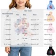 thumbnail image 2 of Asgosdo Girls Pullover Hoodie Colorful Paw Print Ribbed Cuffs Long Sleeve Sweatshirt for 1‑10 Years Old, 2 of 6