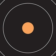 EZ Aim Bullseye Paper Shooting Targets, 12.5W x 12.5H, 0.39 lb, 4-Pack, Multi